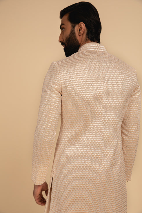 ETH Pyramid Hand Embroidered Achkan Set